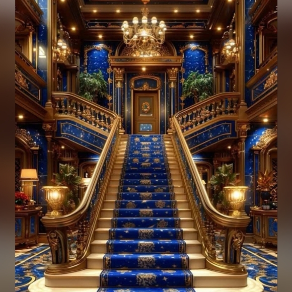 NIB AUTHENTIC GENUINE SOLID STERLING SILVER CZ TANZANITE WEDDING RING SET SIZE 7 - Picture 3 of 3